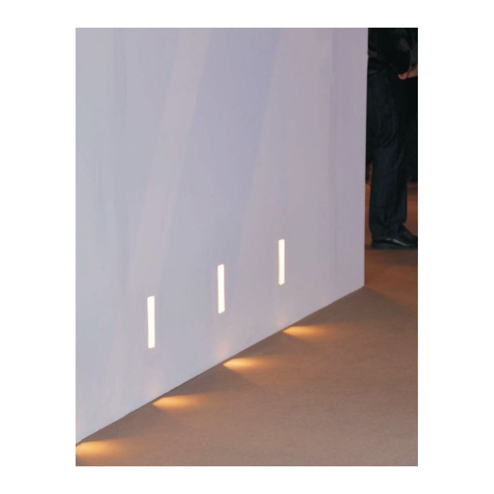 DILE - Γύψινο Χωνευτό Επιτοίχιο Φωτιστικό - Απλίκα σε Λευκό Χρώμα